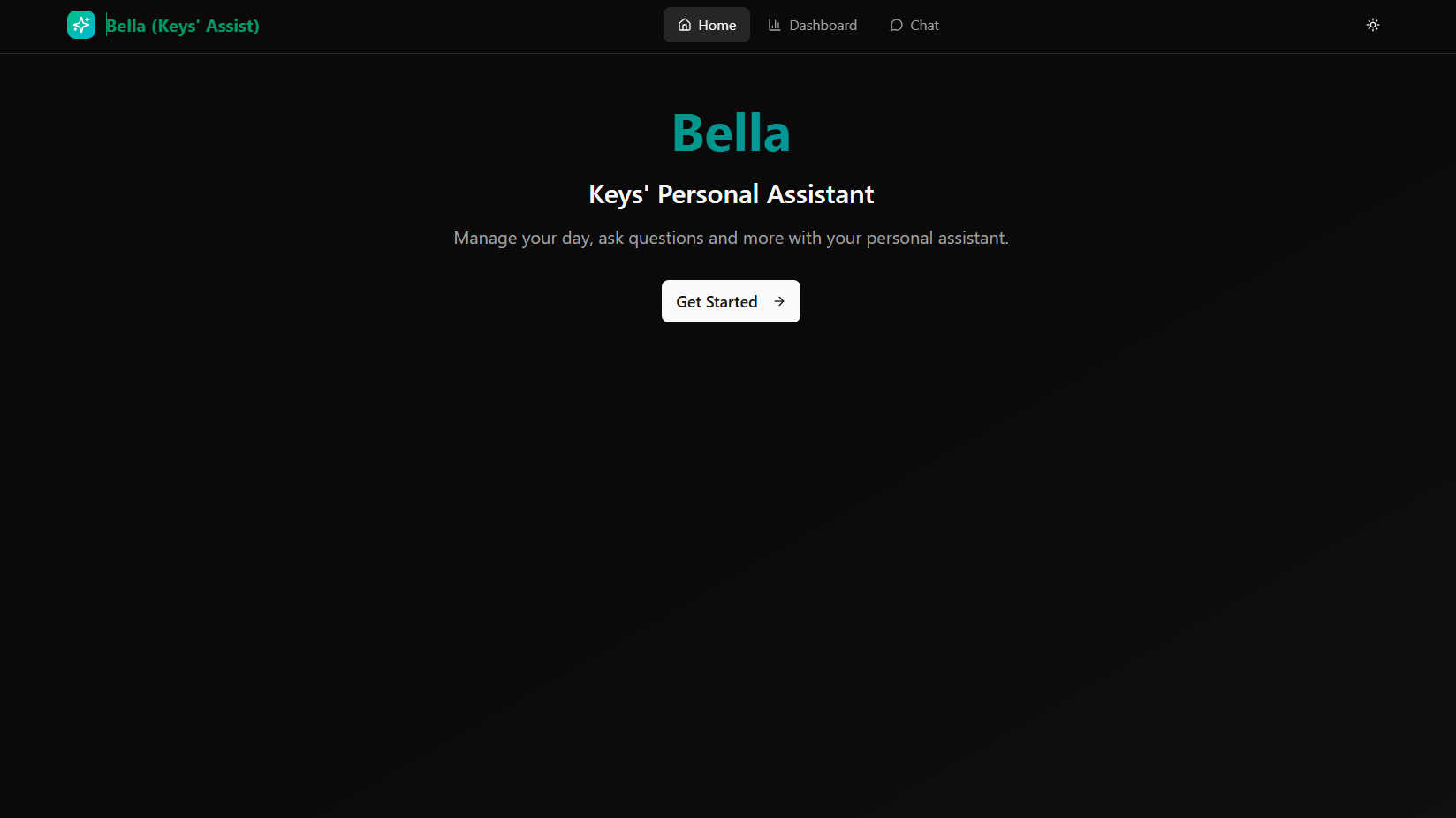 Bella Home Page